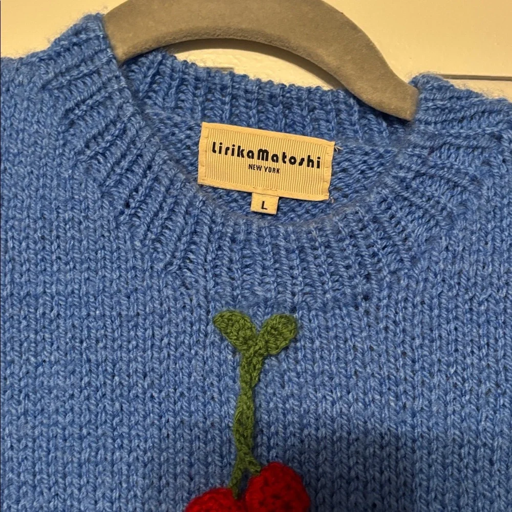 BNNW Lirika Matoshi CHERRIES KNIT SWEATER - Picture 3 of 6